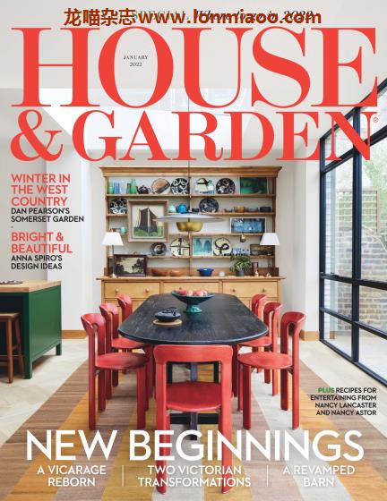 [英国版]House & Garden 住宅与庭院杂志 2022年1月刊